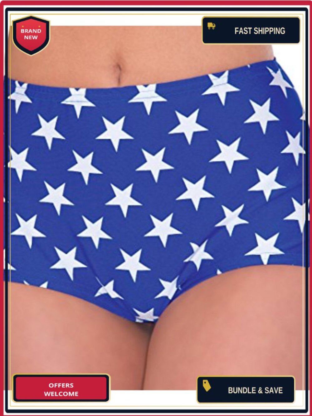 Wonder Woman Costume Boy Shorts Officially Licensed Cosplay Halloween